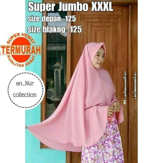 KHIMAR SYAR'I SUPER JUMBO XXXL 125x125