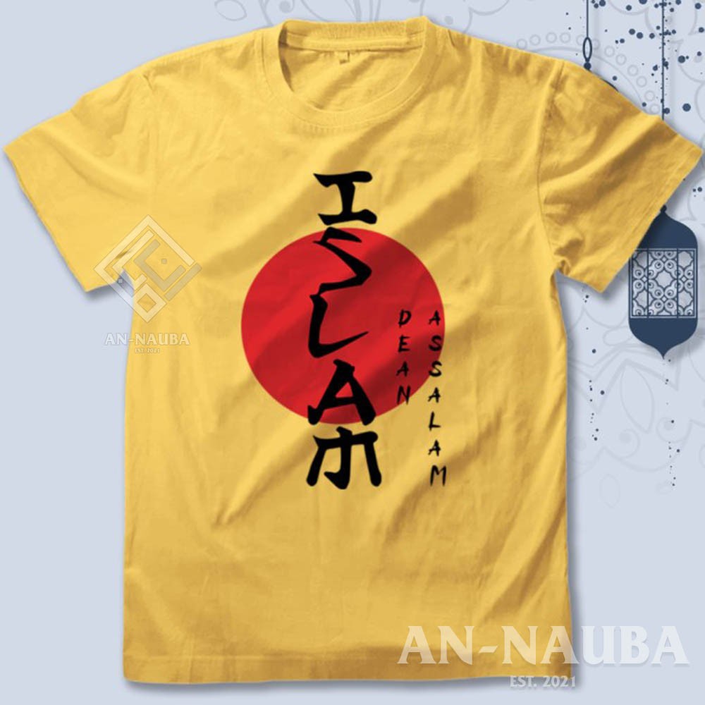 KAOS DAKWAH ISLAMI ISLAM DEEN ASSALAM / Baju Distro Santri Islam / Tshirt Muslim Trendy [AN-6308]-6