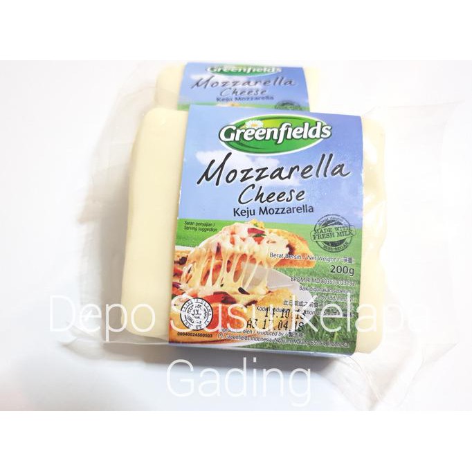 

Keju Mozzarella Greenfields 200gr | Cheese Greenfield Pizza Maker 200