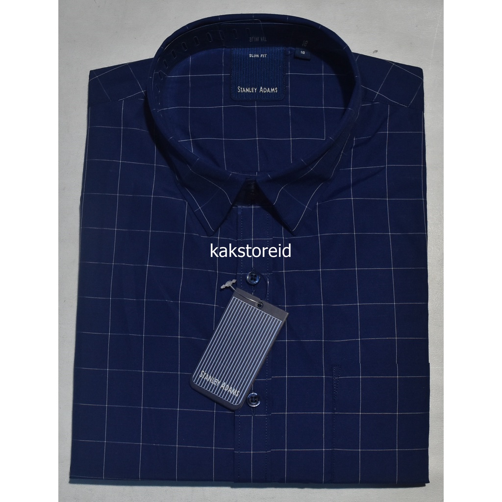 Kemeja Pria Lengan Pendek Shanghai Dua Warna Terkini Modern Slim Fit Rosegold O1A6 Flanel Earth Tone