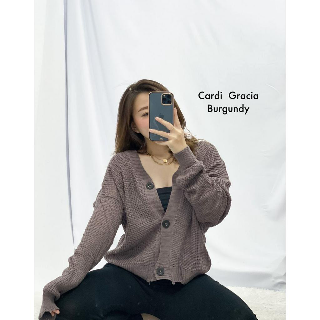 Toply shop Outer rajut / Cardigan gracia / Outer rajut tebal