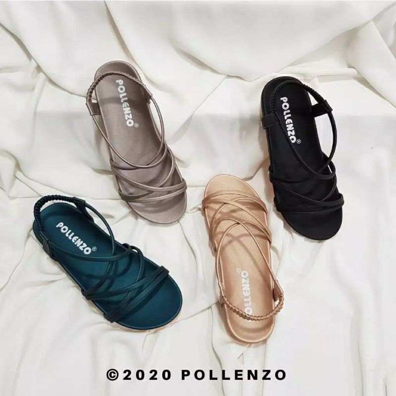 Sandal tali karet flip flop wanita