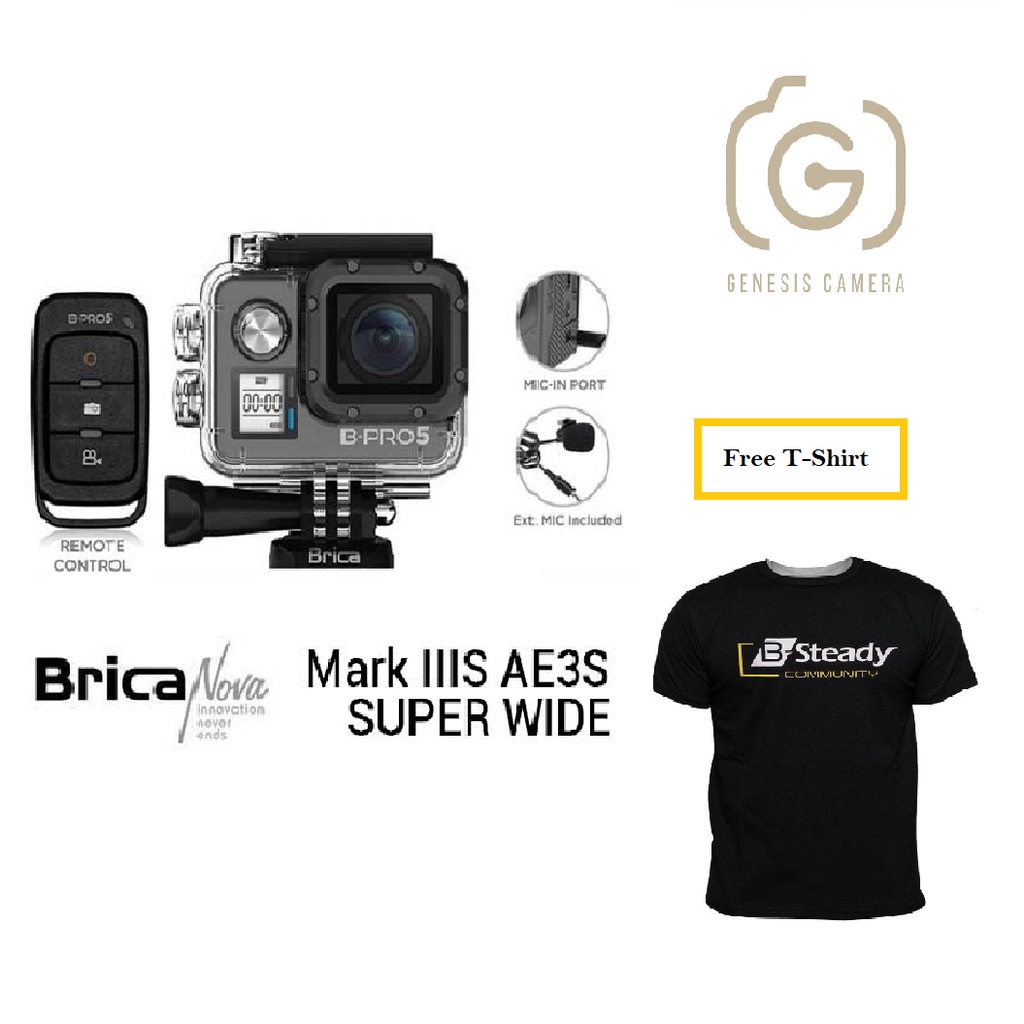 Brica B-Pro Bpro 5 Alpha Edition Mark IIIS AE3S Super Wide - Dark Grey