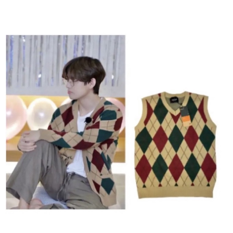 Bisa cod| Cardigan taehyung vest taehyung bts V