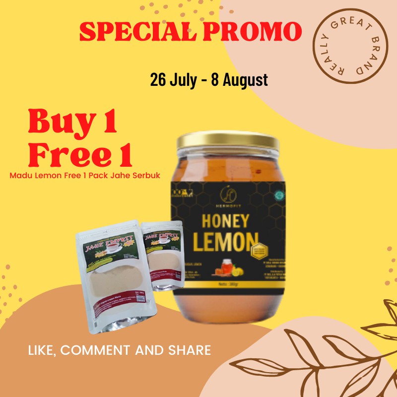 

Hermofit Honey Lemon Madu Asli Dan Irisan Jeruk Lemon Berkualitas Menjaga Imunitas Tubuh