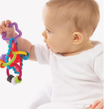 Playgro Round Activity Rattle / Mainan Gigitan Teether Bayi
