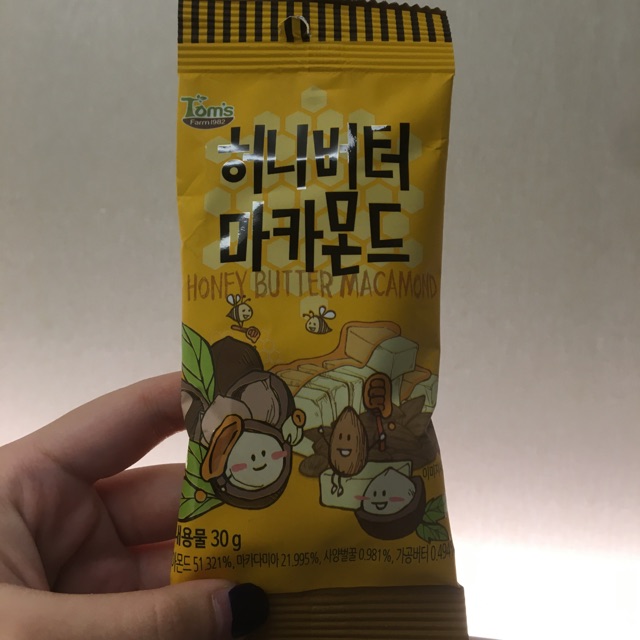 ALMOND HONEY BUTTER, ALMOND WASABI, ALMOND TTEOKBOKKI KOREA