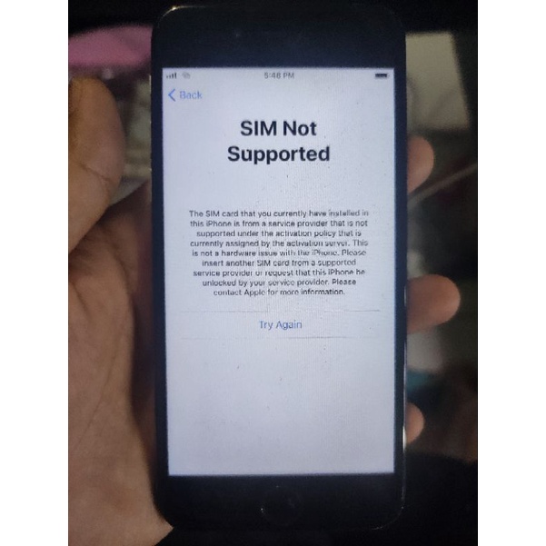 MESIN IPHONE 6 128GB TIDAK SUPPORT SIM