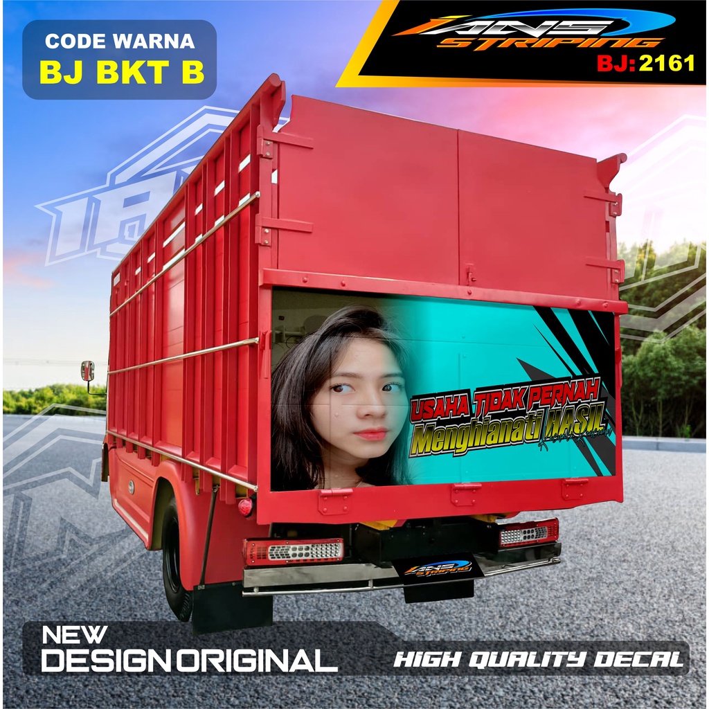 STIKER VARIASI BAK BELAKANG TRUK CANTER / STIKER BELAKANG TRUK RAGASA,UMPLUNG / STIKER BAK BELAKANG TRUK DINA,FUSO