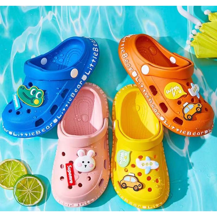 Sandal Slop Anak Laki-laki Perempuan Lucu EVA Import Anti Slip SA003