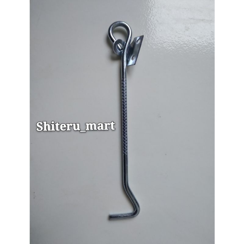 Hak angin jendela tebal putih