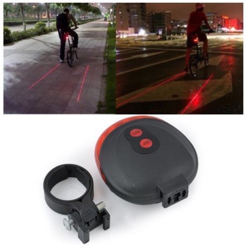 LAMPU SEPEDA BELAKANG LASER LED / LAMPU SEPEDA BELAKANG