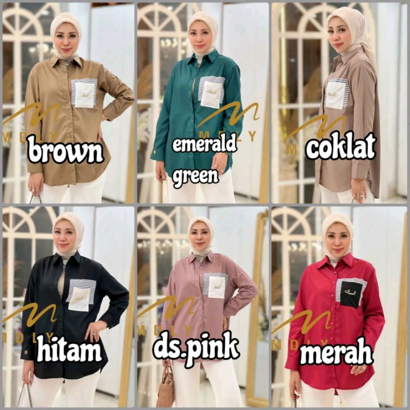 MDLY TAEYON SHIRT ATASAN WANITA RAYA LEBARAN