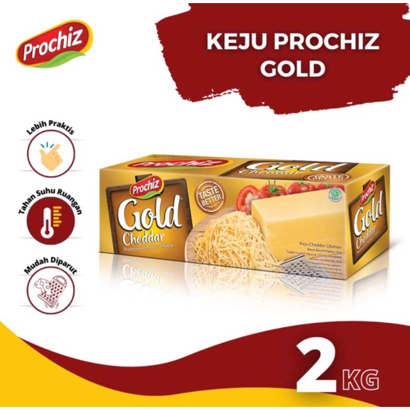 Keju Cheese PROCHIZ Gold 2 Kg Murah