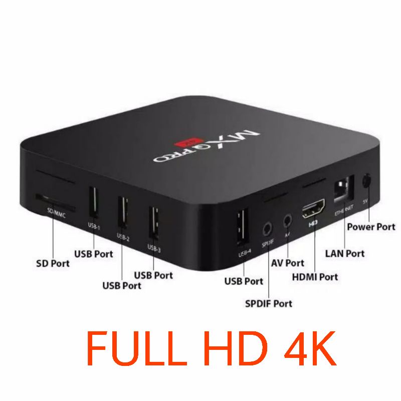 STB / Android Tv Box MXQ Pro 5G Fleco / Smart Tv 4K Ultra HD /Smart Tv Ultra HD MXQ Pro 5G Ram 8Gb Rom 64GB 2/16