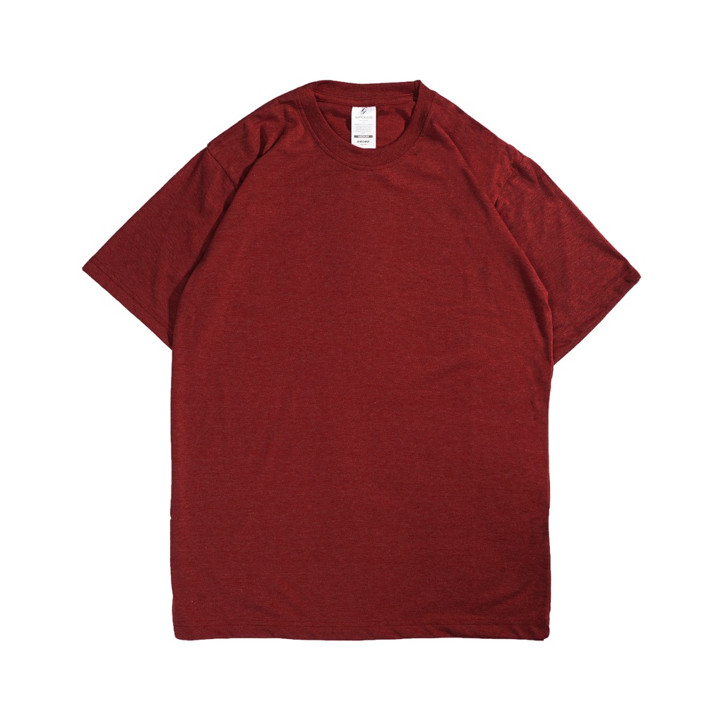 Sipolos Kaos Polos Pria Wanita Lengan Pendek Cotton Twotone Regular Fit-7