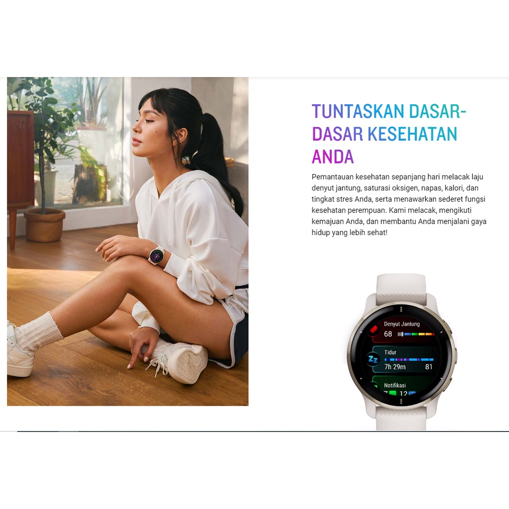 Garmin Venu 2 Plus - Garansi Resmi TAM 2 Tahun