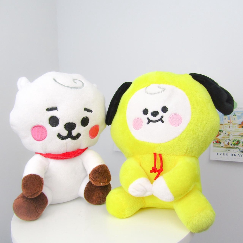 BONEKA BT21 IMUT LUCU UKURAN BESAR MAINAN ANAK BONEKA KARAKTER BAHAN EMPUK HALUS READY 5 KARAKTER