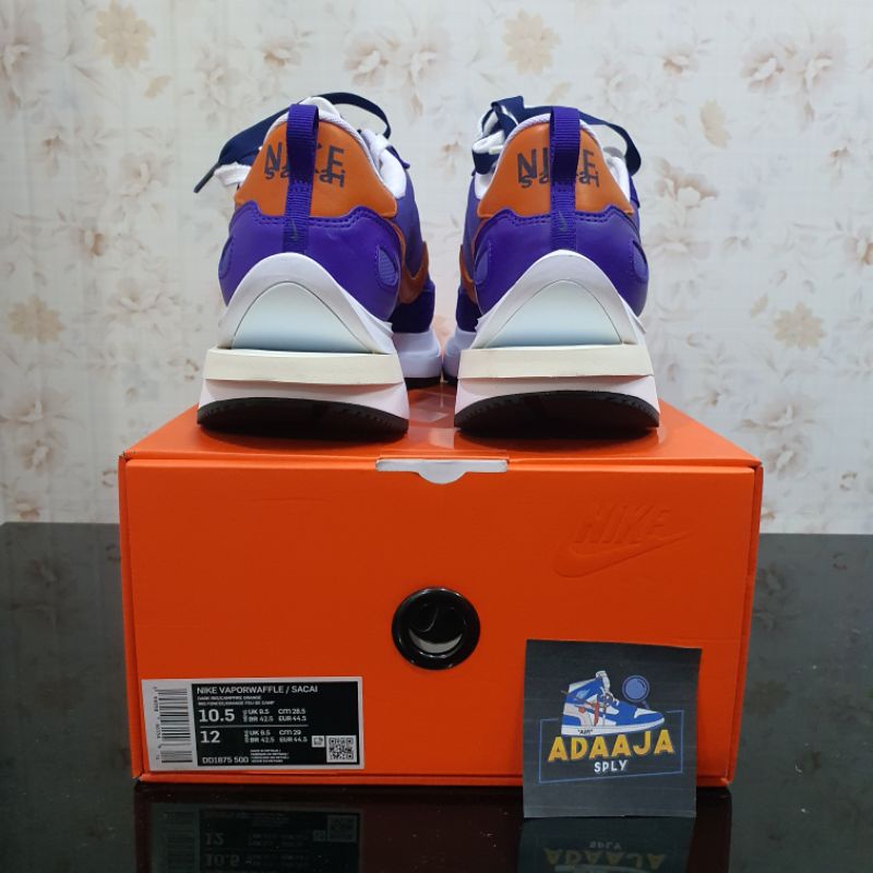 Nike VaporWaffle Sacai Dark Iris US 10.5 / eu 44.5 BNIB