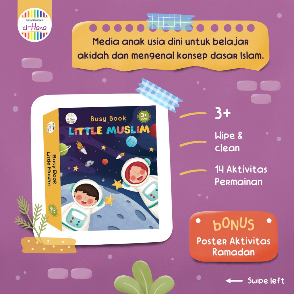 BUSY BOOK LITTLE MUSLIM EL HANA
