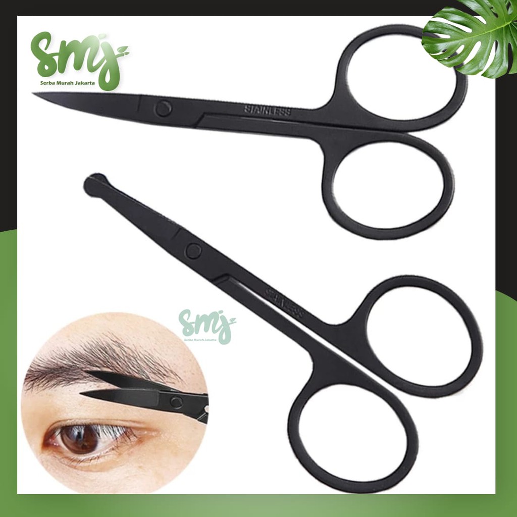 SMJ - Gunting Alis Bulu Mata Palsu Gunting bulu hidung Alat Perapi Alis