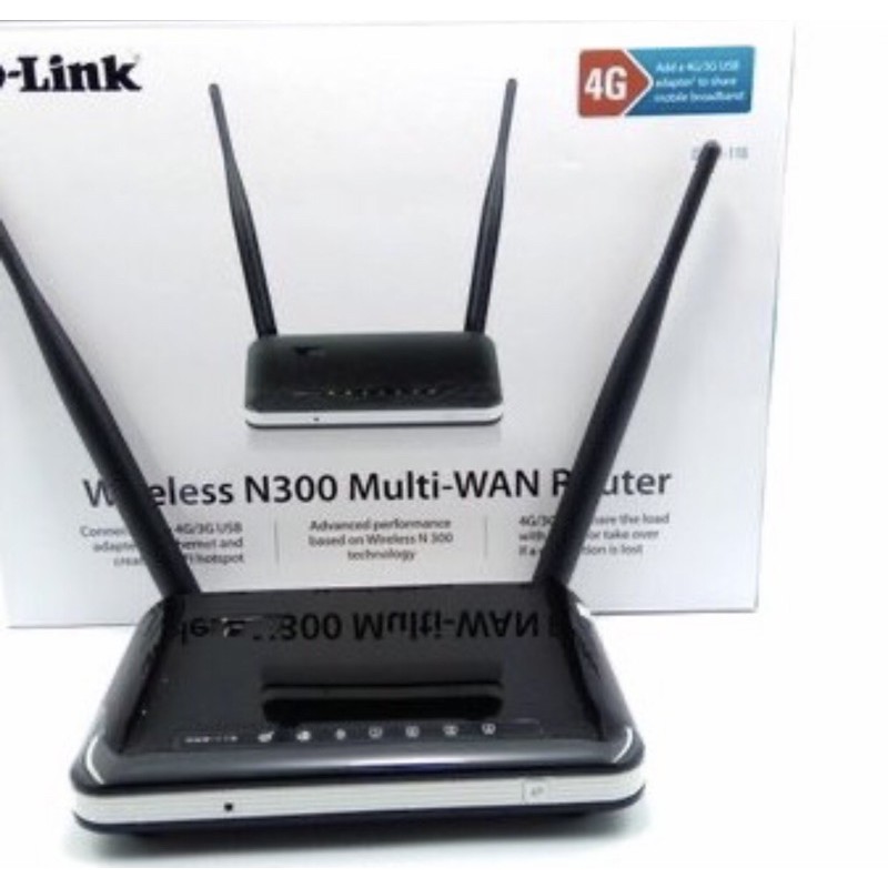 DLINK DWR-116 N300 Multi WAN WiFi Router 3G/4G