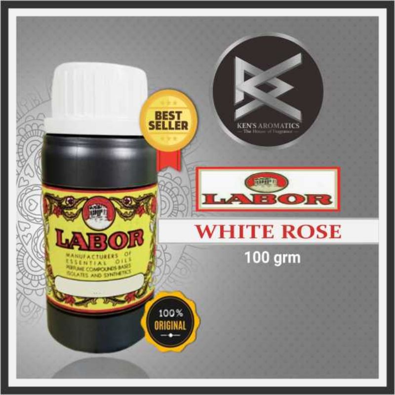 Parfum WHITE ROSE LABOR - parfum Mawar Putih Labor Kemasan 100gr SEGEL