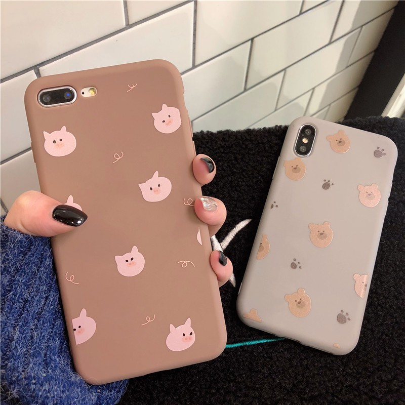 Pig Softcase Printing oppo a71 f1s f1plus f9 a83 f11pro f7 f5 redmi 5a j6 plus m20 y91 y71 y81 v9 S1