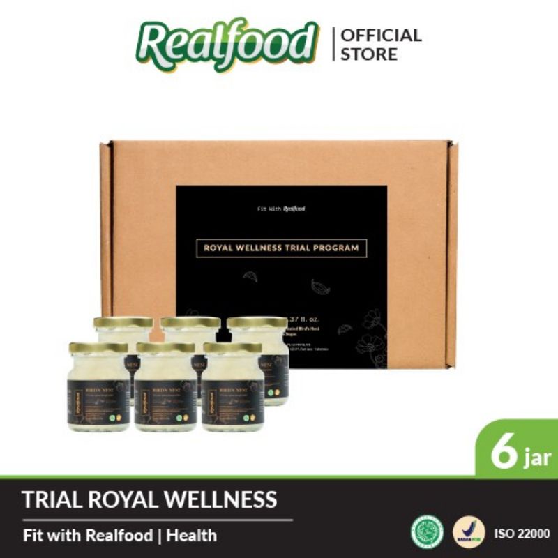 

Realfood 6jar Trial Program Royal Wellness Fully Concentrated Bird's Nest 99% untuk IMUN