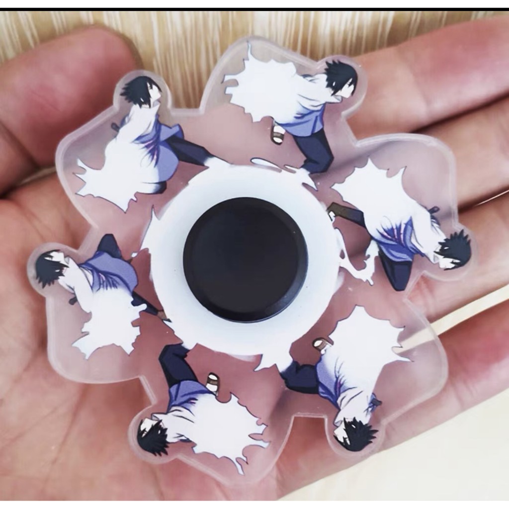 Fidget Spinner Gyro 3D Model Kartun karakter Penghilang Stress