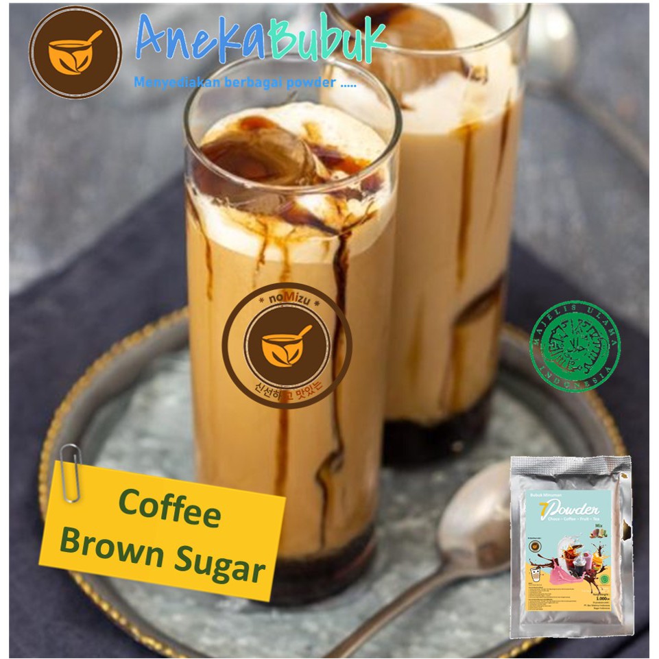 

BUBUK MINUMAN COFFEE BROWN SUGAR 1KG - SERBUK MINUMAN RASA KOPI BROWN SUGAR - COFFEE POWDER DRINK