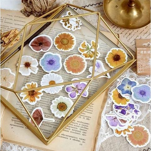 Label Sticker - Pick The Flower (46pcs)