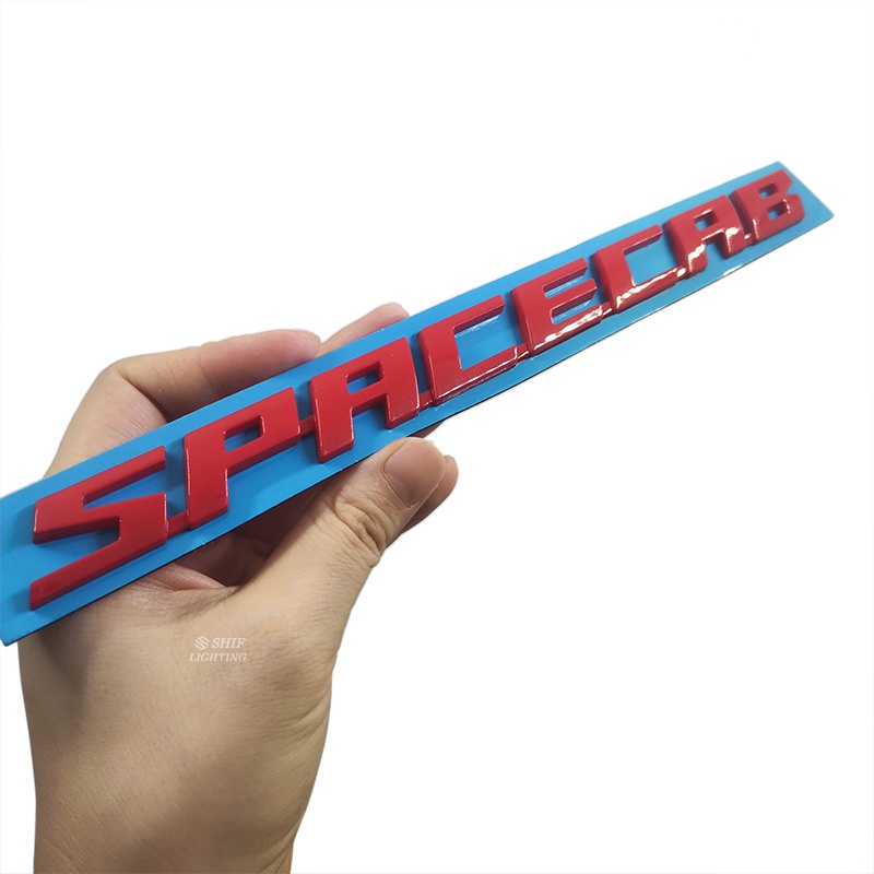 1pc Stiker Emblem Logo Mobil Bahan ABS Chrome / Merah / Hitam Untuk Dekorasi Bagasi Belakang ISUZU DMAX