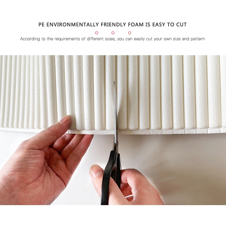 (COD) Wallpaper Dinding Foam 3D Tebal 6mm Ukuran 70 x 70 Cm / Walpaper Stiker Dinding Plafon Premium High Quality Termurah