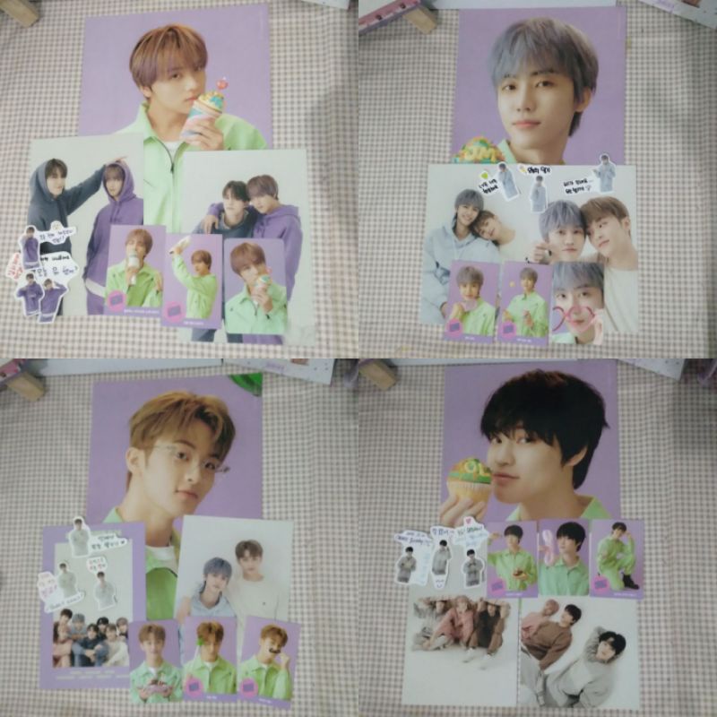 Season's greetings 2021 bene Ktown member set Mini Brochure nct dream (Haechan Jaemin Mark Chenle)