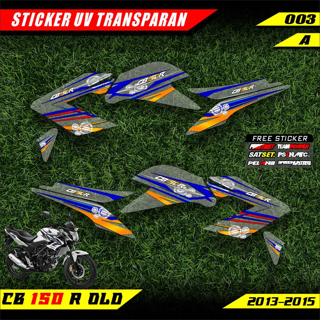 STRIPING TRANSPARAN CB150R LAMA/OLD VARIASI LIST MOTOR DESAIN MINIMALIS GPC 003