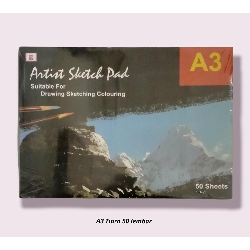 

BUKU GAMBAR SKETSA A3 ISI 50 LBR TIARA SKETCH BOOK