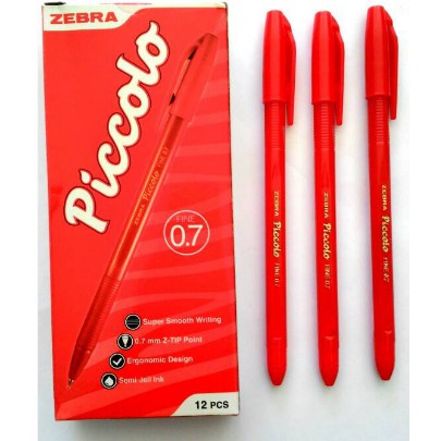 

PULPEN ZEBRA PICCOLO SEMI GEL 0.7 RED