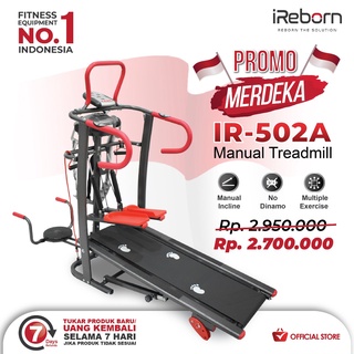 Alat Fitness Treadmill Manual IReborn IR-502 A (BANDUNG)