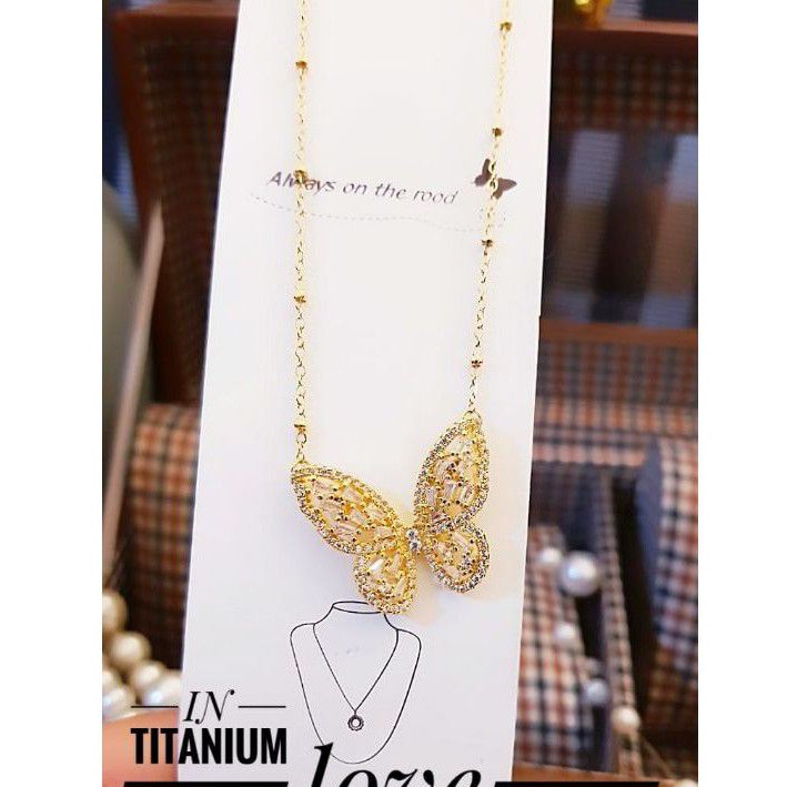 Titanium Kalung Kupu 332p