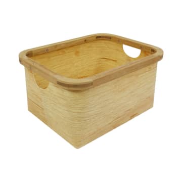 ACE Ataru FOLDABLE STORAGE WOOD Kotak Penyimpanan 28.8X21.8X15 Cm