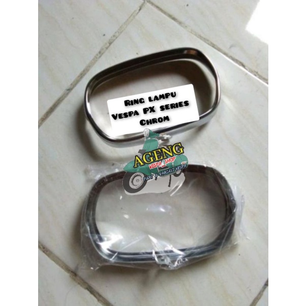 RING LAMPU DEPAN VESPA PX PS SPARTAN RING REFLEKTOR VESPA PX