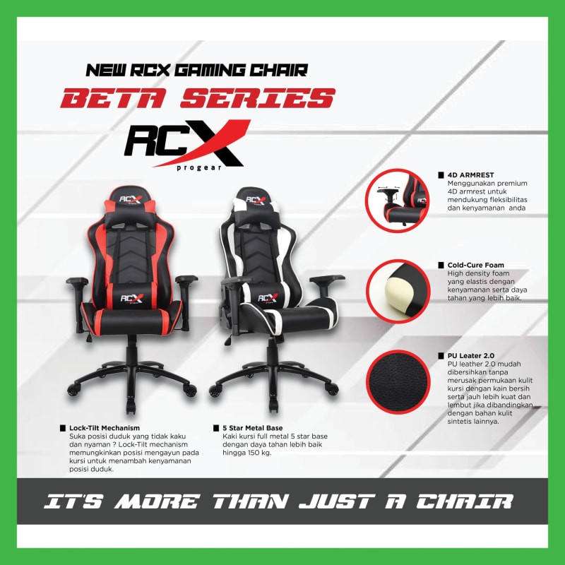 NEW KURSI GAMING / GAMING CHAIR RCX BETA SERIES