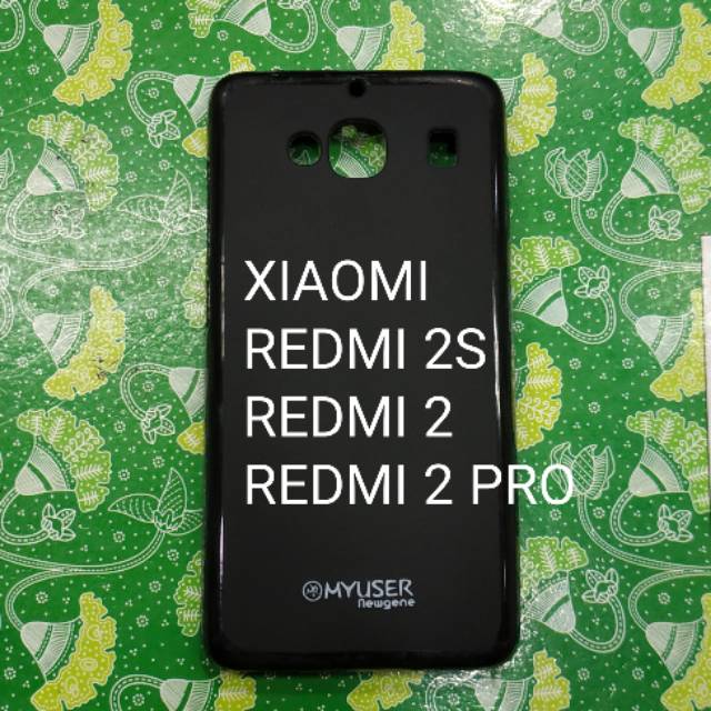 XIAOMI REDMI 2S / REDMI 2 / REDMI 2 PRIME silikon karet hitam soft case capdase mantul