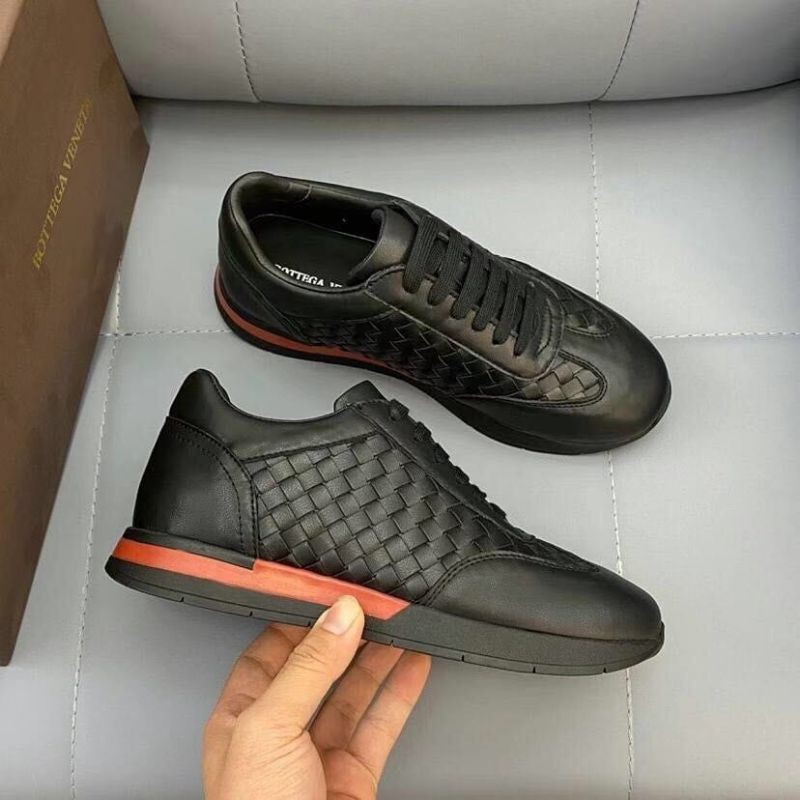SEPATU SNEAKER PRIA ANYAMAN LEATHER SEPATU TERLARIS/B201
