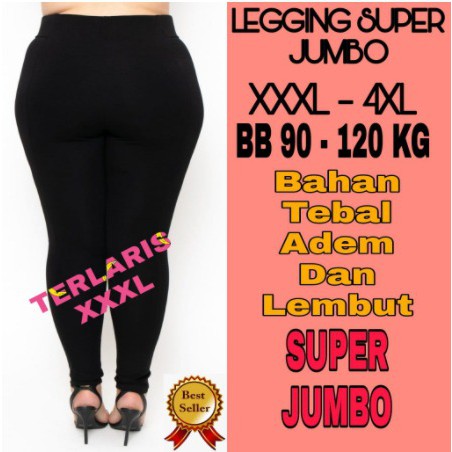 Legging SUPER JUMBO Import  LEJING PANJGAN XXXL BISA SAMPAI 120 KG