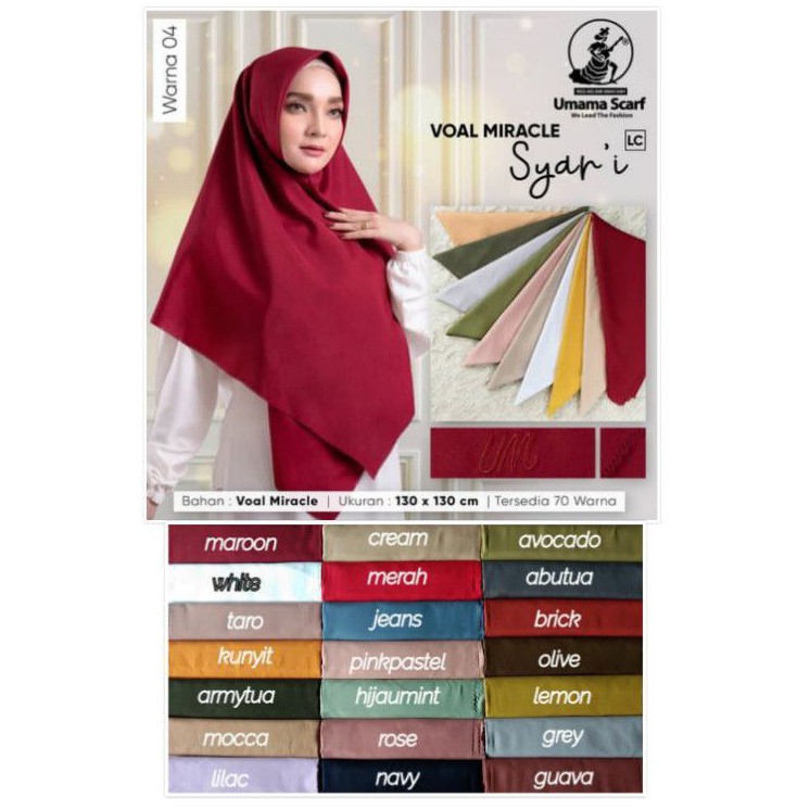 Segiempat Voal miracle syari