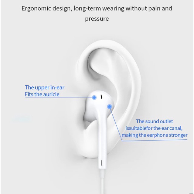 Headset Earphone Type C Dengan Mic / Earpods Earphone Headset In-Ear USB Type C with Mic