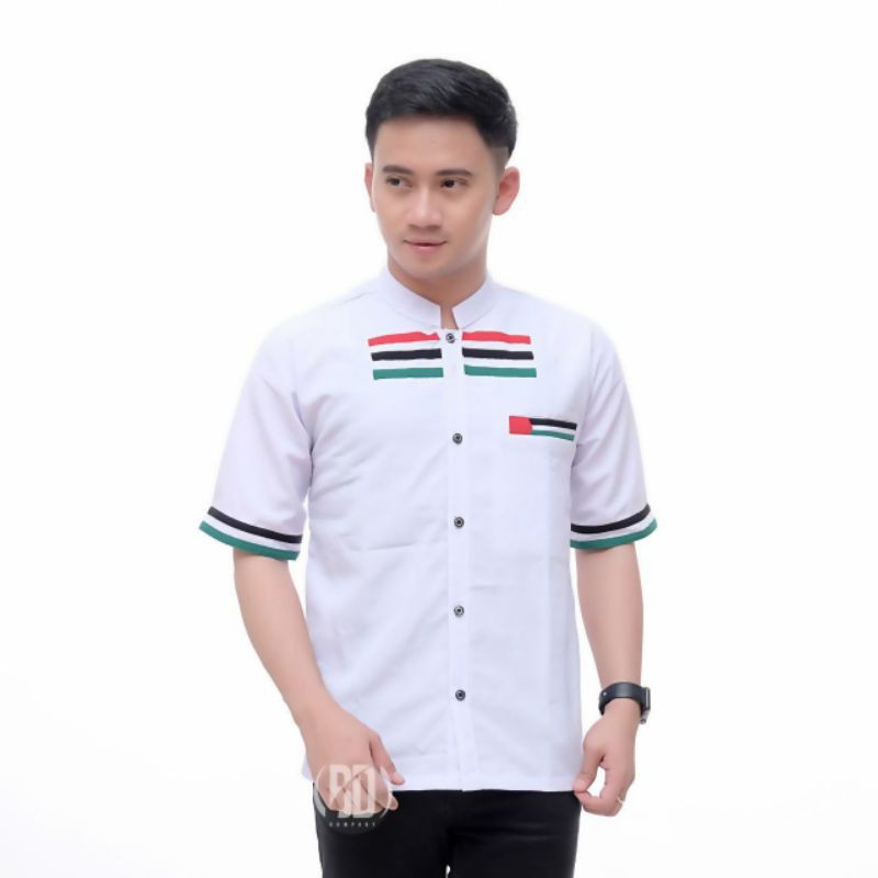 koko Palestina lengan pendek