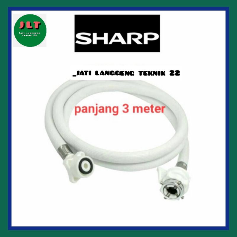 selang inlet 3 meter air masuk mesin cuci sharp